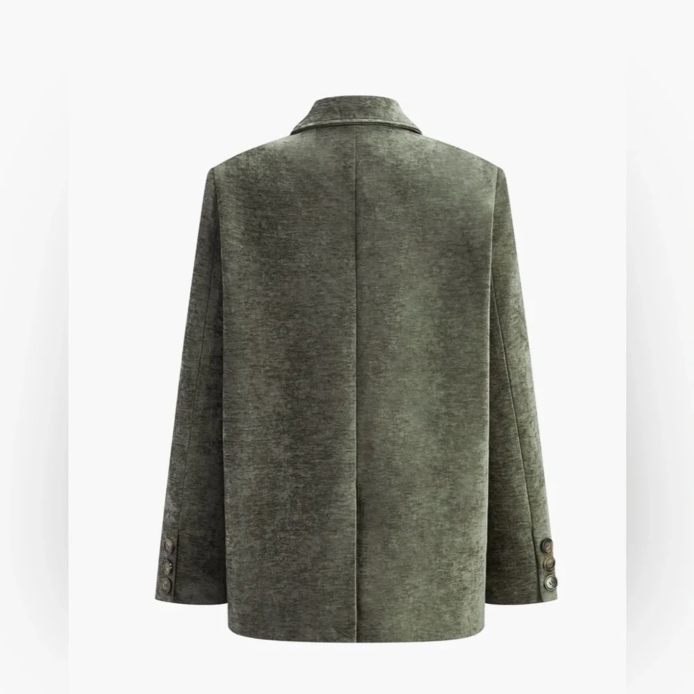 Commense Retro Velvet Blazer - Picture 3 of 8